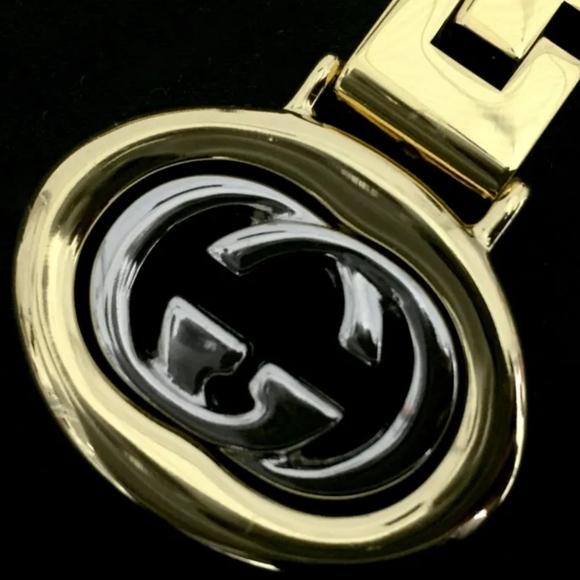 VINTAGE GUCCI INTERLOCKING G KEY RING CHARM - Picture 7 of 14
